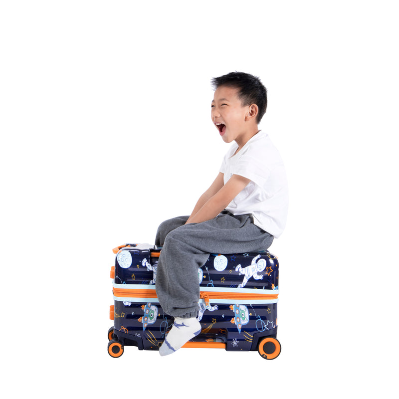 Trunkryder - Kids Ride-On Suitcase (Spaceship)