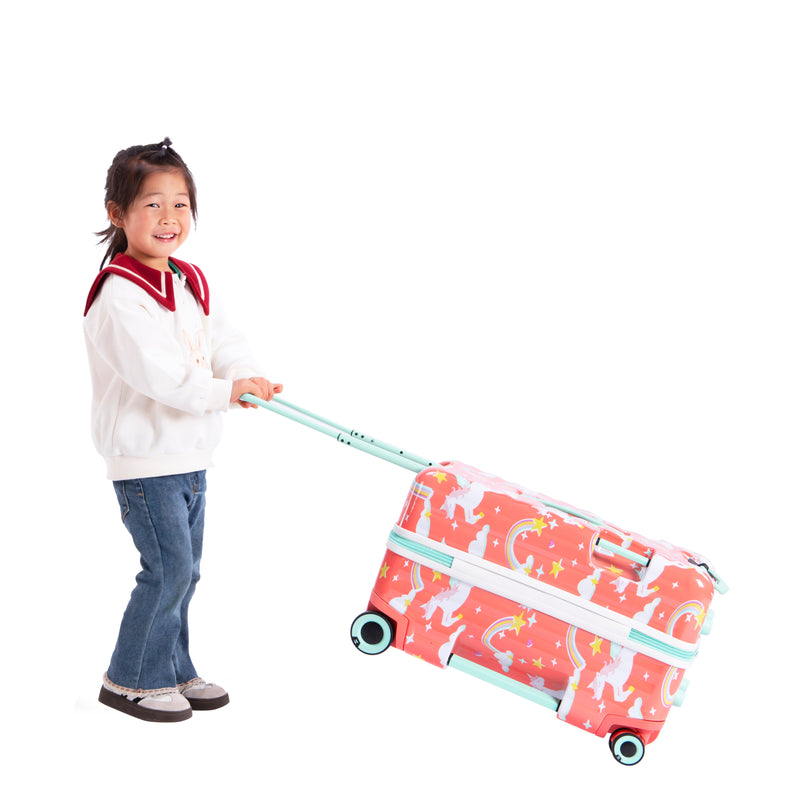 Trunkryder - Kids Ride-On Suitcase (Unicorns)