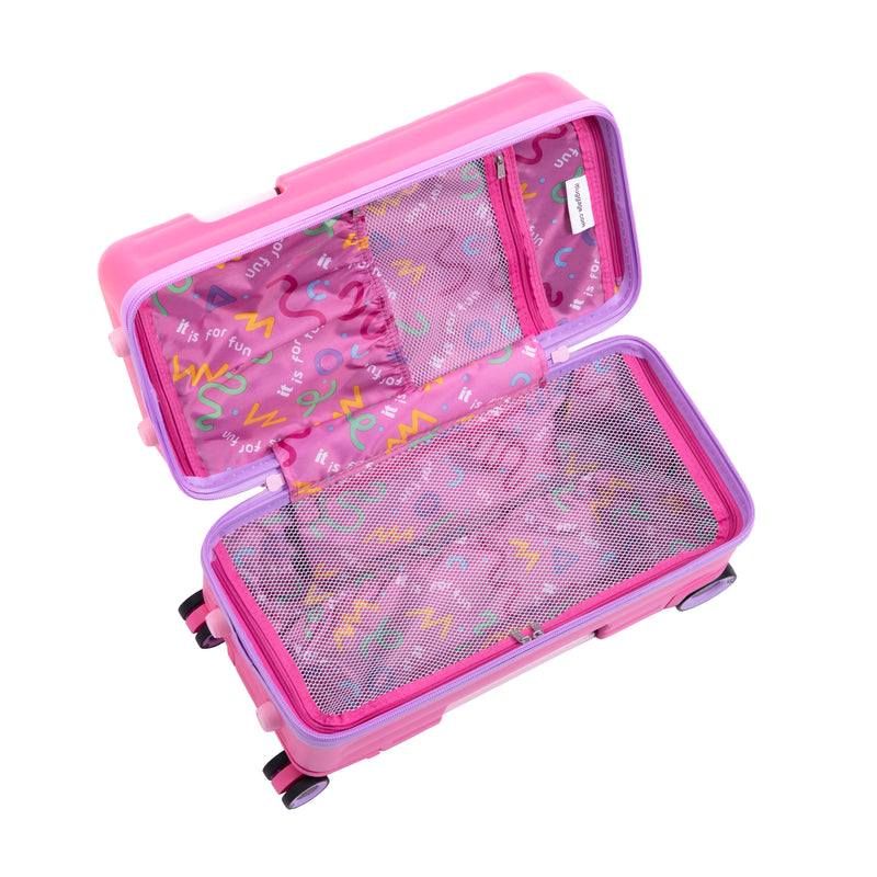 Trunkryder - Kids Ride-On Suitcase (Azalea Pink)