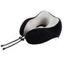 Memory Foam Travel Neck Pillow (Black)