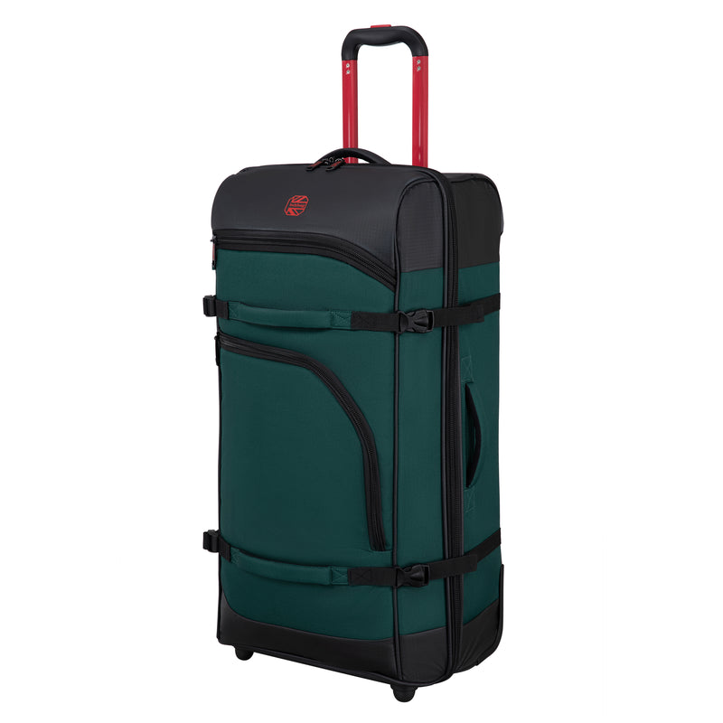BRITBAG Persevering - 2-Wheel Large Duffle Bag (Rain Forest / Black)