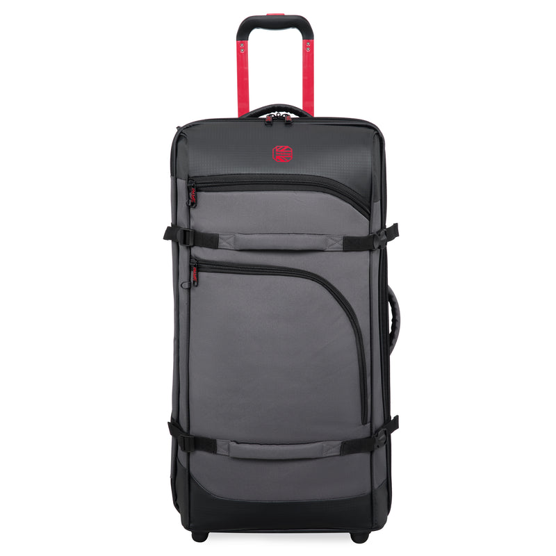 BRITBAG Persevering - 2-Wheel Large Duffle Bag (Charcoal)