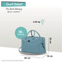 Outpaced - Small Holdall (Smoke Blue)