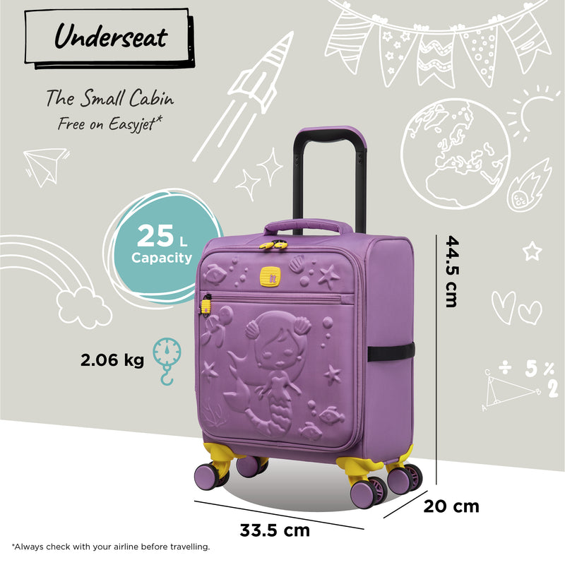 Mermaid Reef - Kids Underseat (Light Pansy)