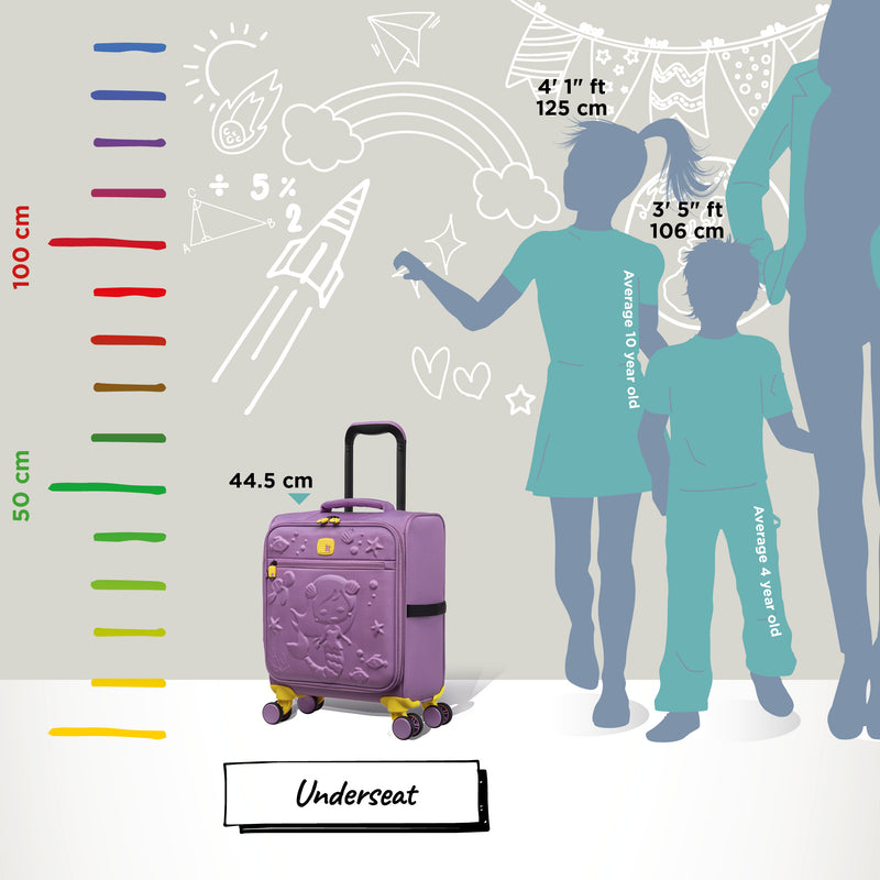 Mermaid Reef - Kids Underseat (Light Pansy)