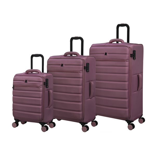 IT Luggage Skulls & Roses 3-Piece Expandable Luggage Set