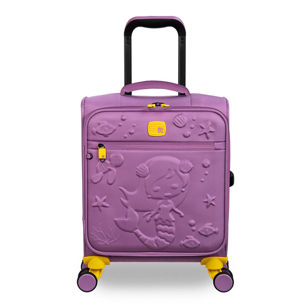 Mermaid Reef Kids Underseat in Light Pansy it Luggage