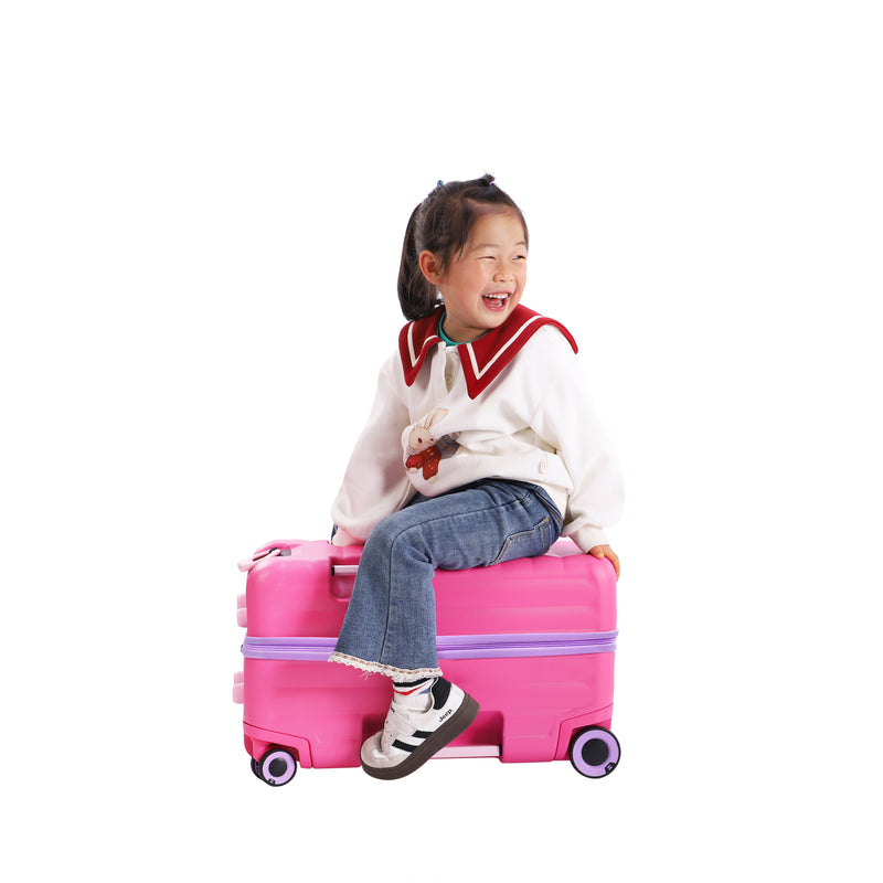 Trunkryder - Kids Ride-On Suitcase (Azalea Pink)