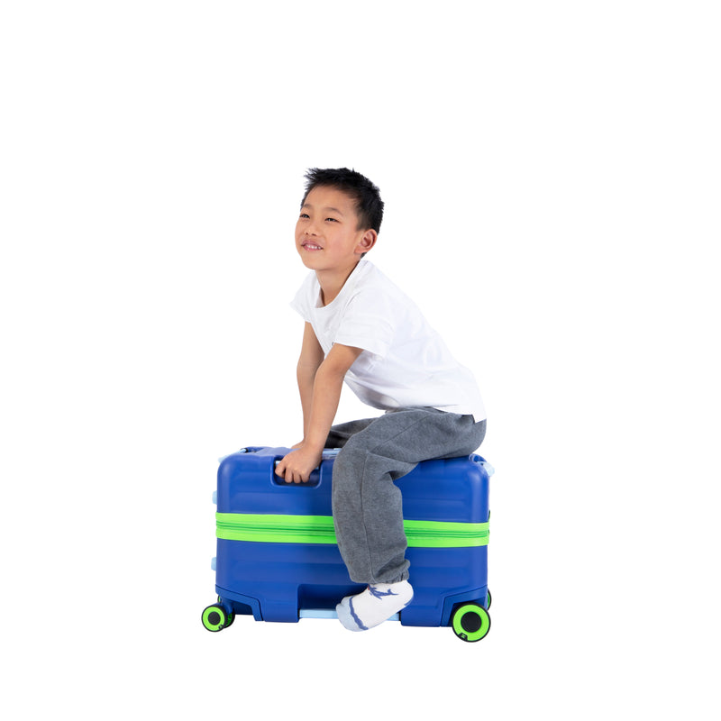 Trunkryder - Kids Ride-On Suitcase (True Blue)