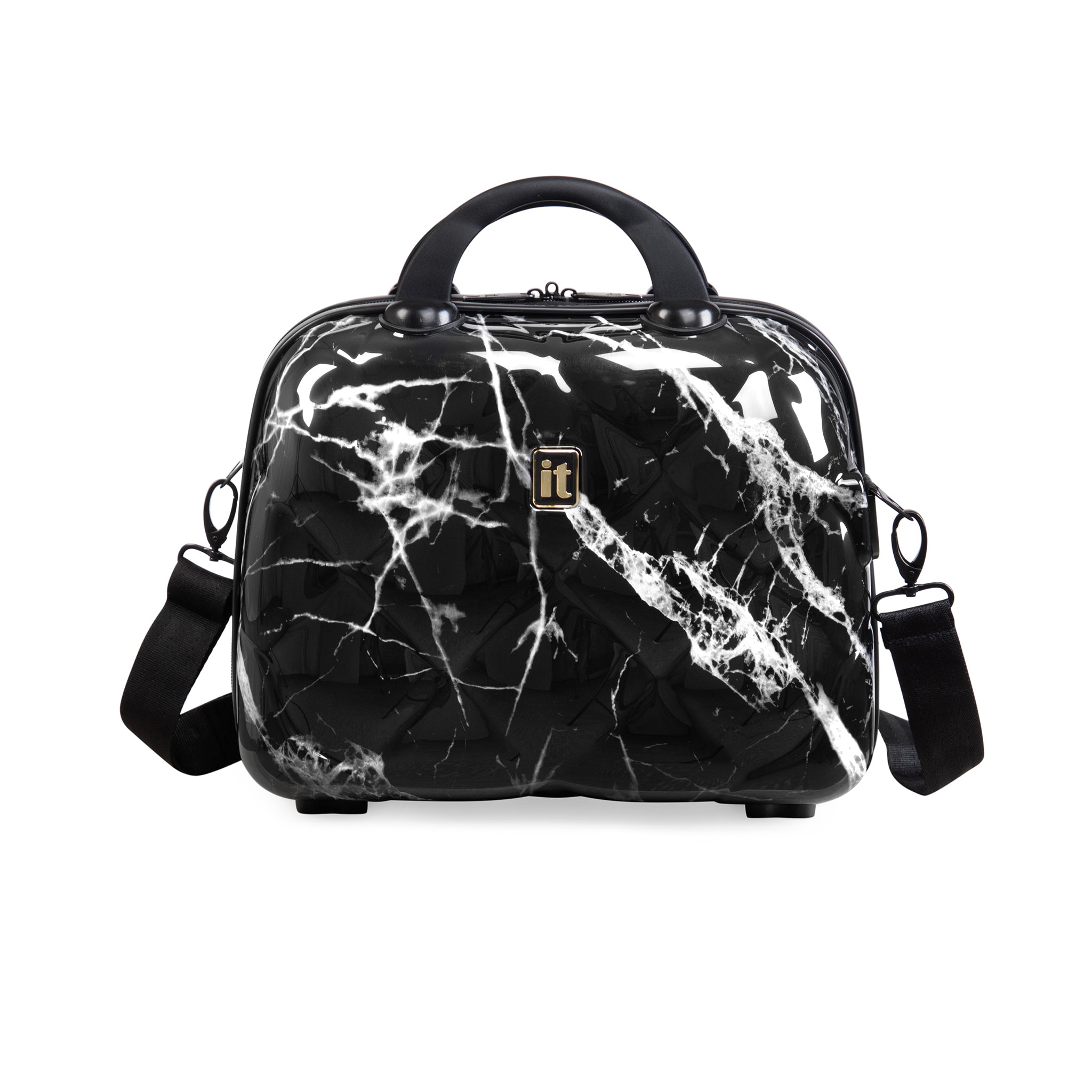 it Luggage | St. Tropez Deux Vanity Case in Black Marble