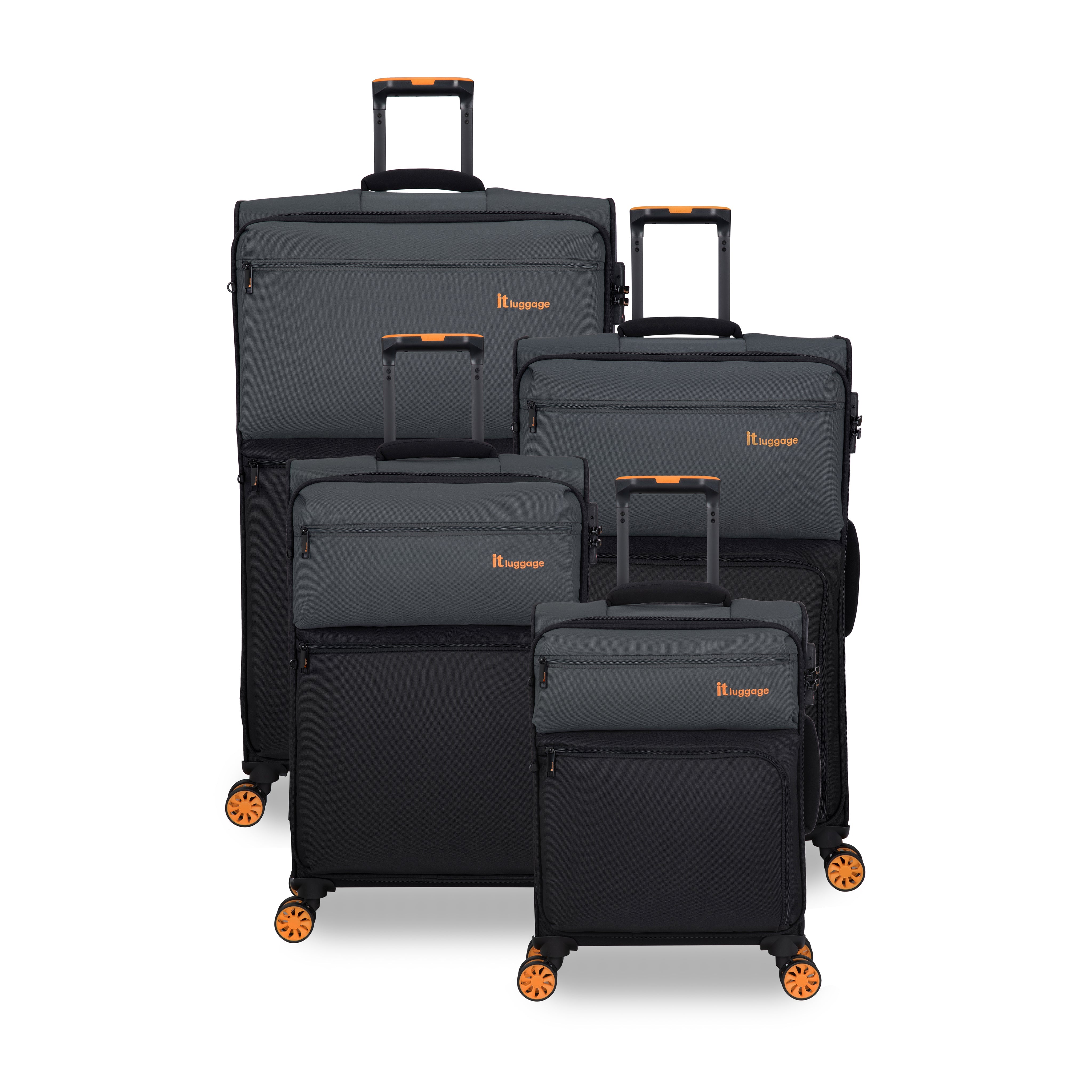 it Luggage Duo Tone Medium in Pewter Black