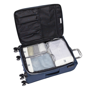 3pc Compression Travel Packing Cube Set (Pearled Ivory)