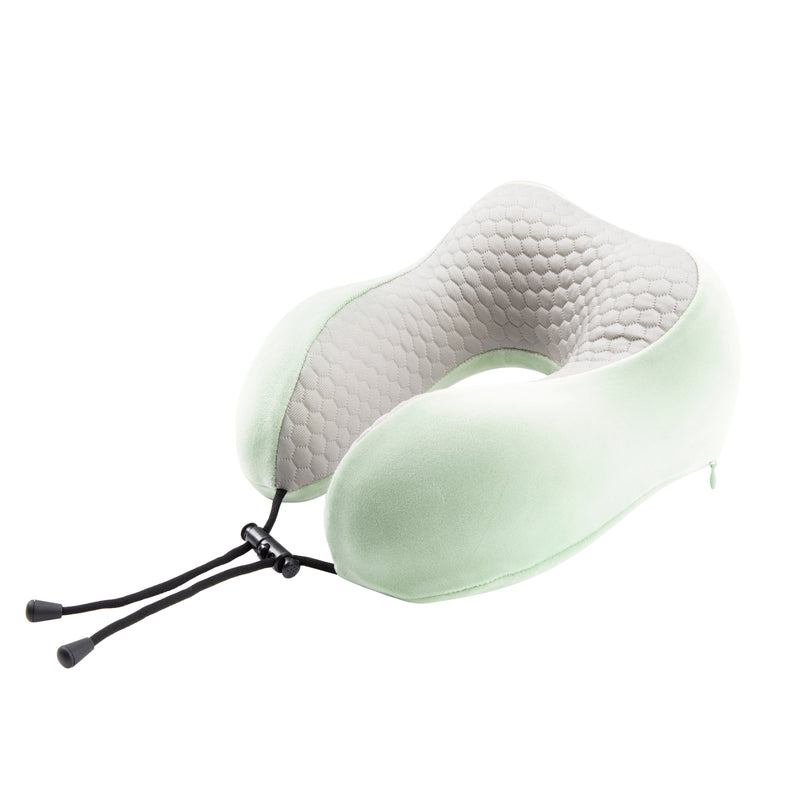 Memory Foam Travel Neck Pillow (Mint)