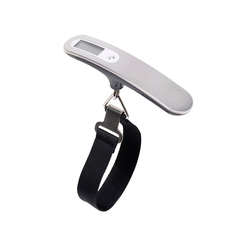 Digital Hanging Luggage Scale (Silver/Black)