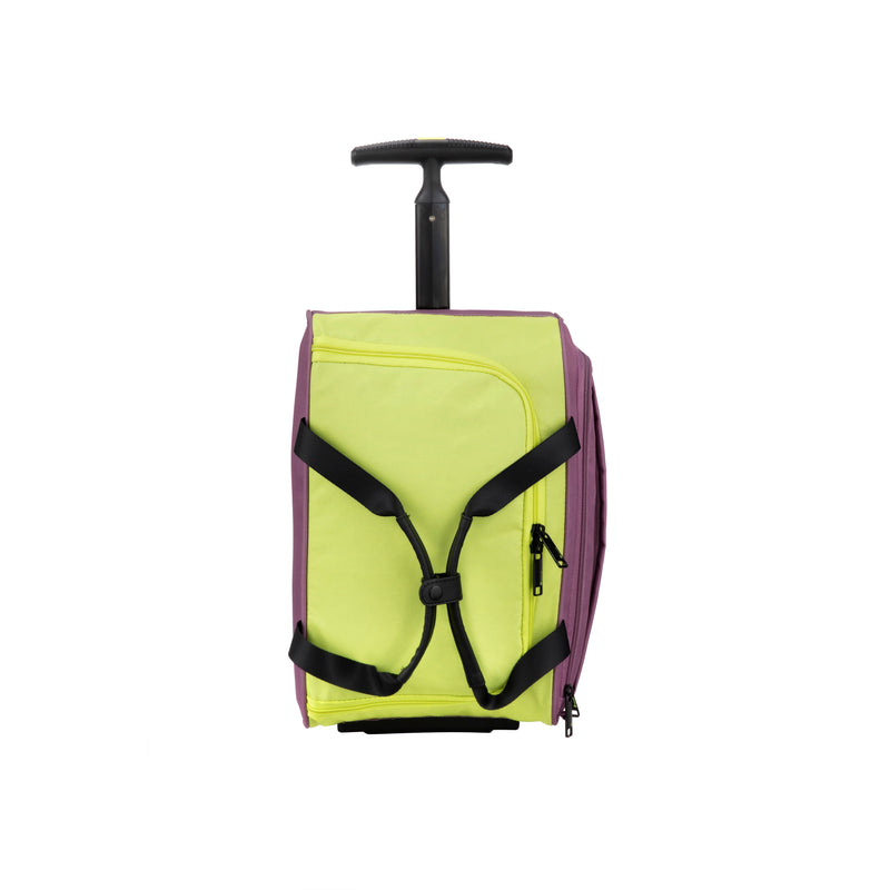 Duo-Tone - Trolley Bag (Sunny Lime / Dusky Orchid)