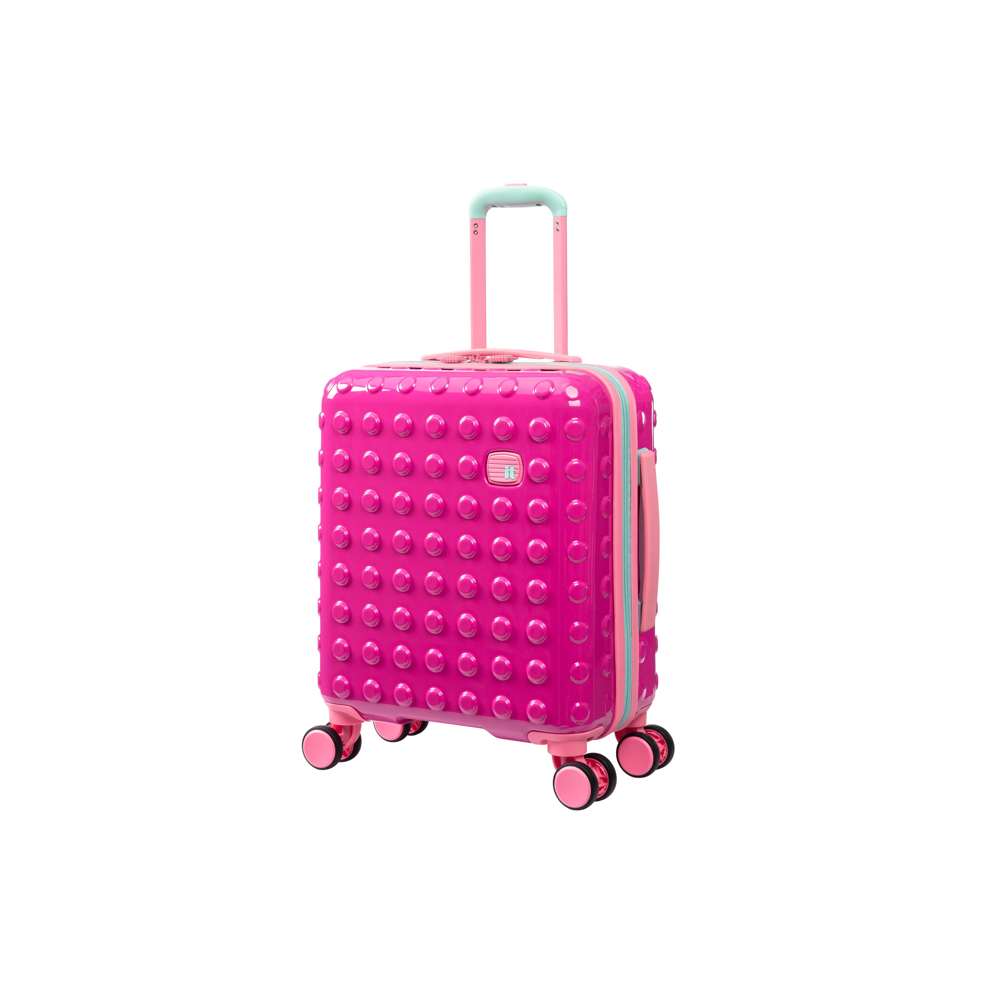 小物入れ babykiy Rainbow it Luggage | Bobble Bloc - Kids 2pc Set in Raspberry Rose