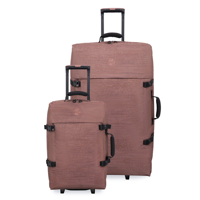 BRITBAG Maputo - 2pc Set (Pink Brown)