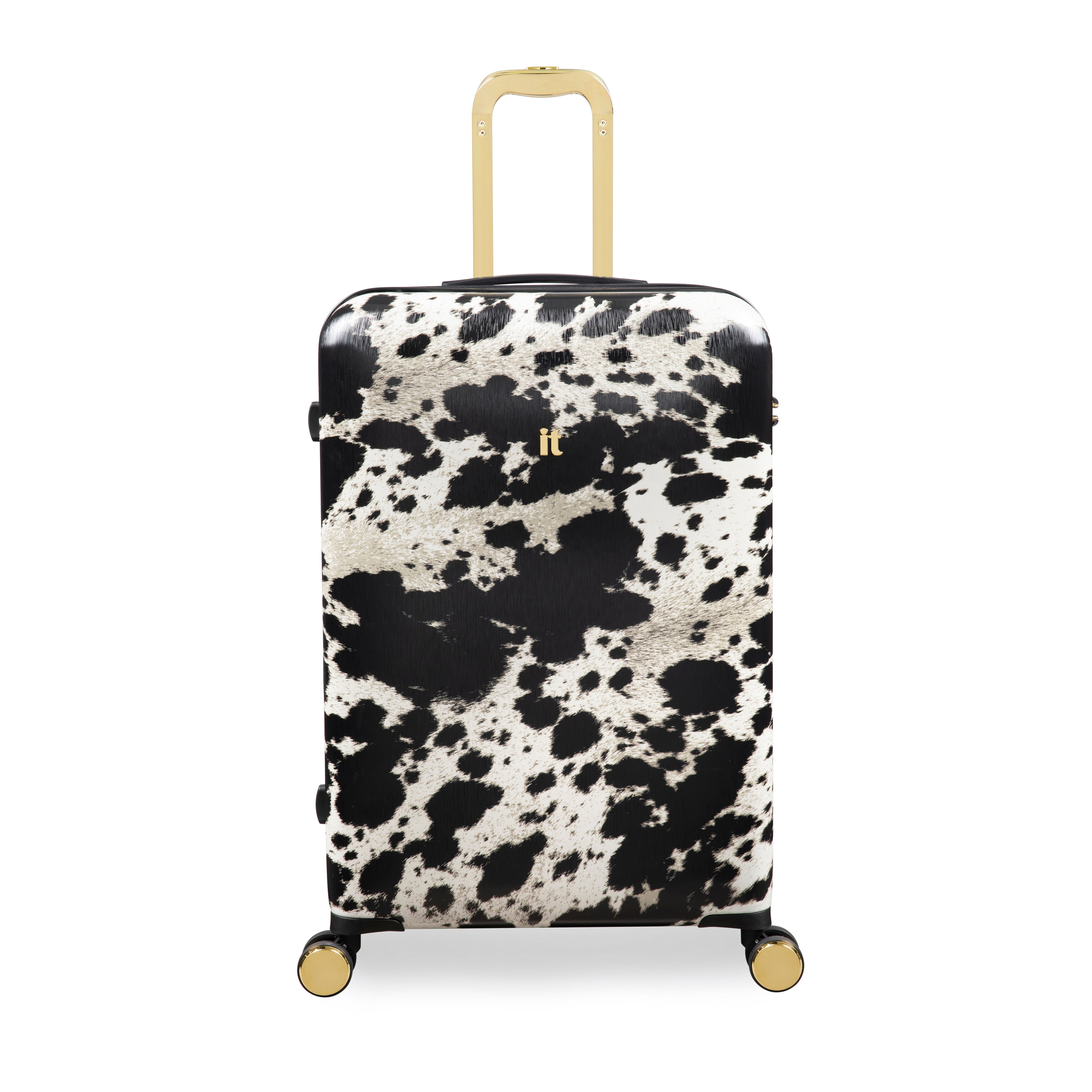 it Luggage Sheen Medium Plus (Textured Cow)