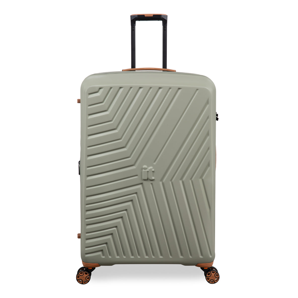 ITLUGGAGE Convertible Extra Large Suitcase in Abbey Stone