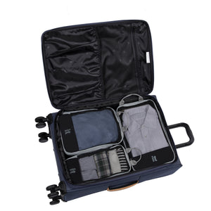 it luggage| Bewitching Black Large 81cm | Expandable| Soft case| 8 Wheel Trolley Bag| Luggage Trolley with Shoe Pouch & Wet Pouch| Check in Luggage, Black, L, Luggage it luggage| Bewitching Black Large 81cm | Expandable| Soft case| 8 Wheel Trolley Bag| Luggage Trolley with Shoe Pouch & Wet Pouch| Check in Luggage, Black, L, Luggage