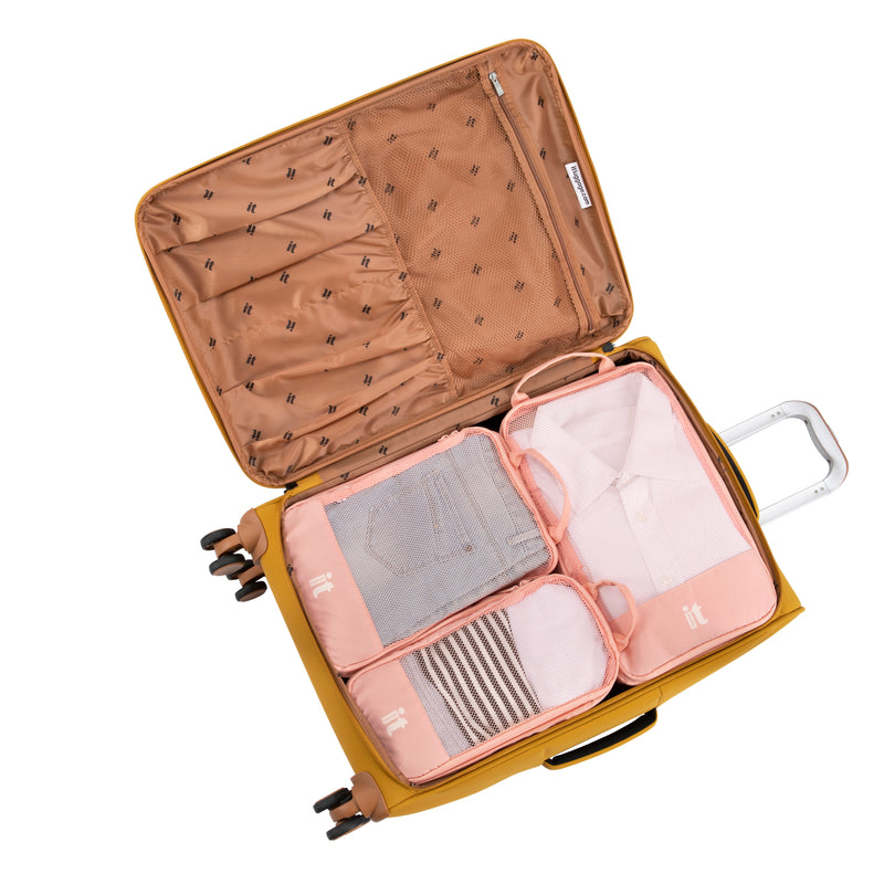 3pc Compression Travel Packing Cube Set (Misty Rose)