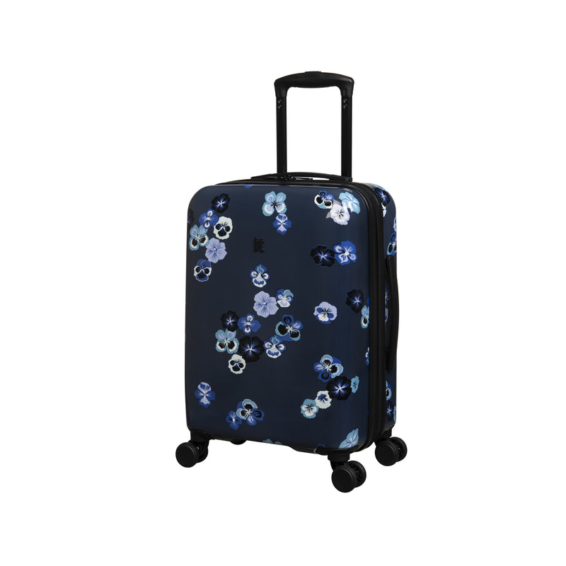 it Luggage | Sheen - 2pc Set in Pansies Floral Blue Depths