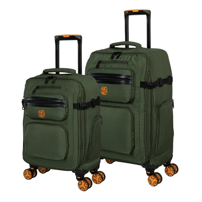 BRITBAG Berwick - Trolley Backpack 2pc Set (Bronze Green)