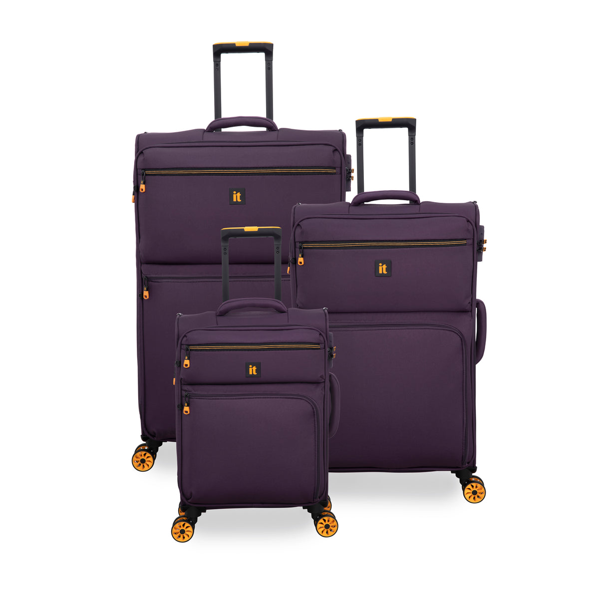 it Luggage 3-Piece Compartment Luggage Set (Plum Perfect)