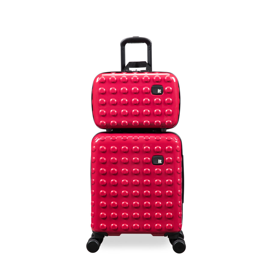 Bobble Set it Luggage | Bobble Bloc - Kids 2pc Set in True Red