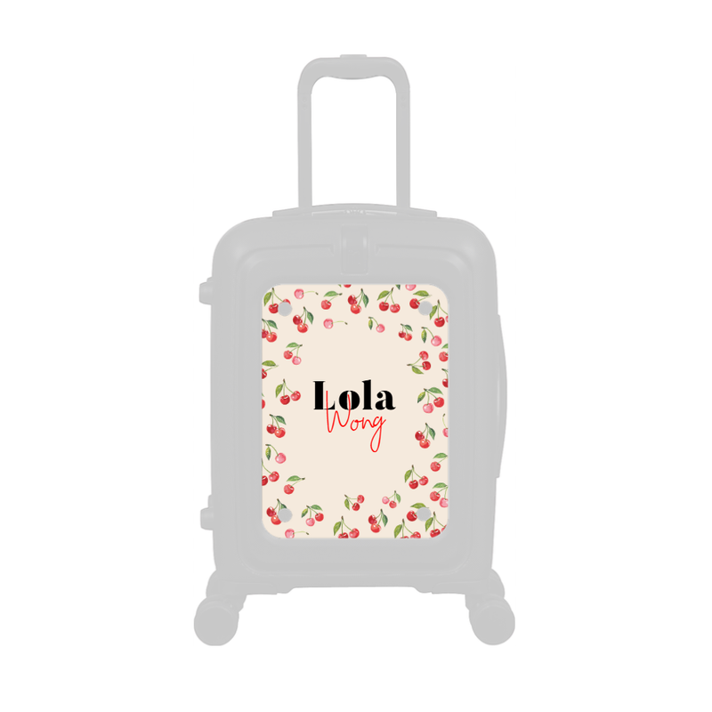 Modify - Personalised Panel (Cherries - Double Name)