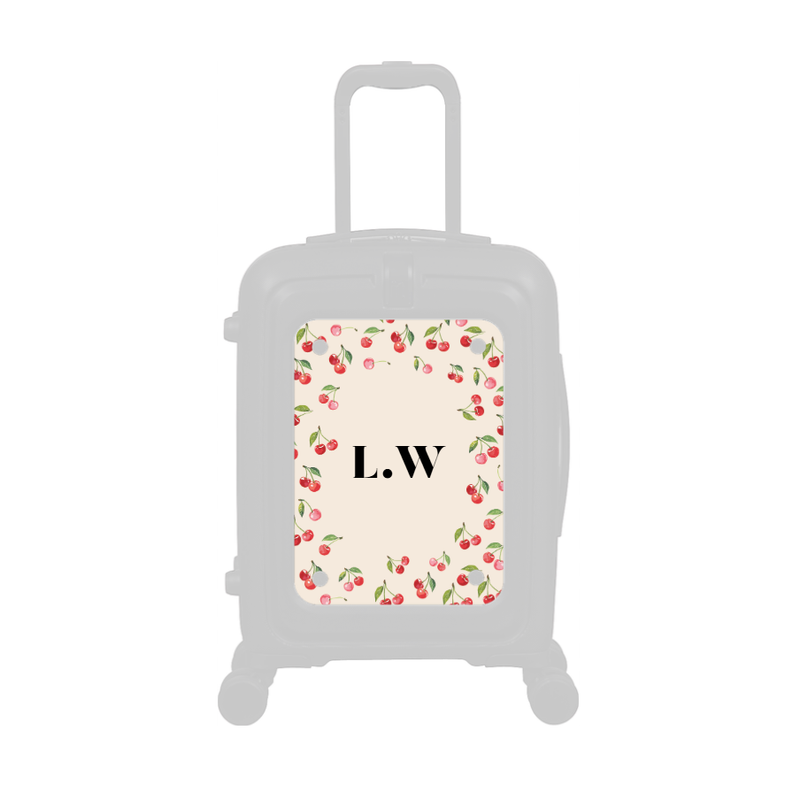 Modify - Personalised Panel (Cherries - Initials)