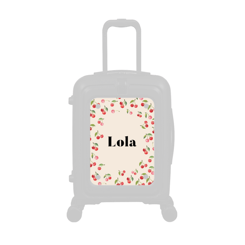 Modify - Personalised Panel (Cherries - Name)