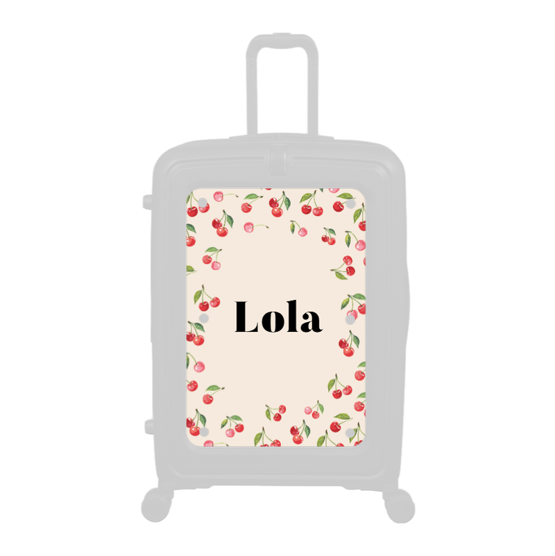 Modify - Personalised Panel (Cherries - Name)