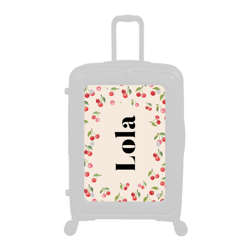 Modify - Personalised Panel (Cherries - Side Name)