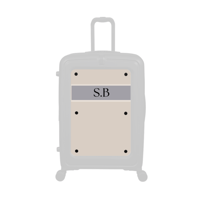 Modify - Personalised Panel (Colour Strip - Initials)