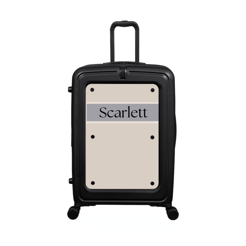 Modify - Suitcase with Personalised Panel (Colour Strip - Name)