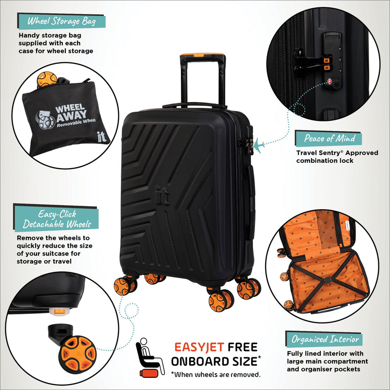 Convertible - 6pc Set (Black)