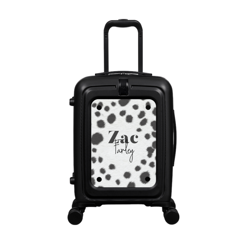 Modify - Suitcase with Personalised Panel (Dalmation - Double Name)
