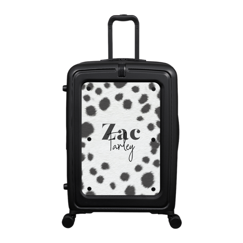 Modify - Suitcase with Personalised Panel (Dalmation - Double Name)
