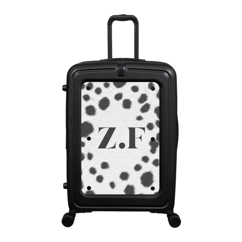Modify - Suitcase with Personalised Panel (Dalmation - Initials)