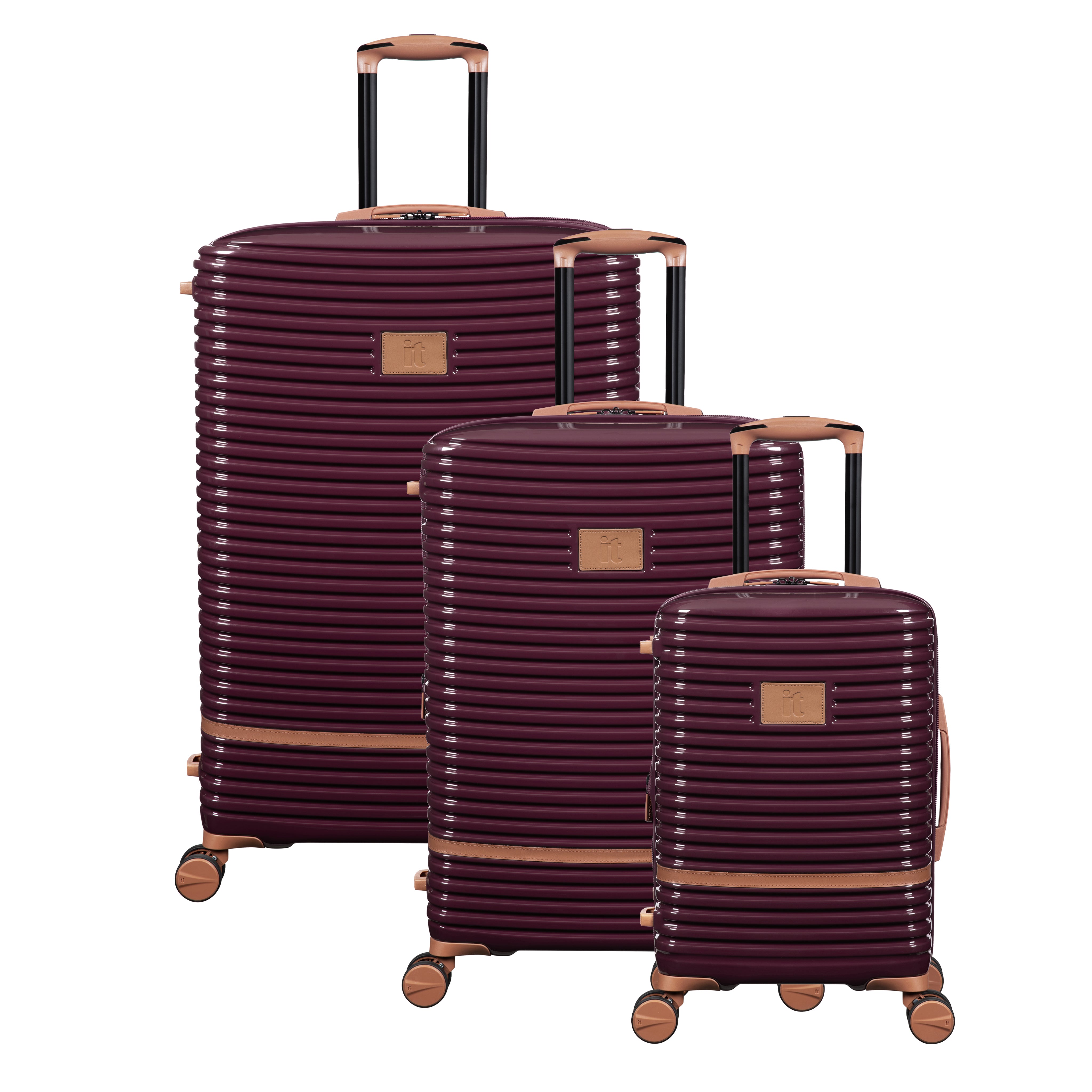 it Luggage | Replicating - 3pc Set in Dark Cherry