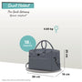 Outpaced - Small Holdall (Asphalt)