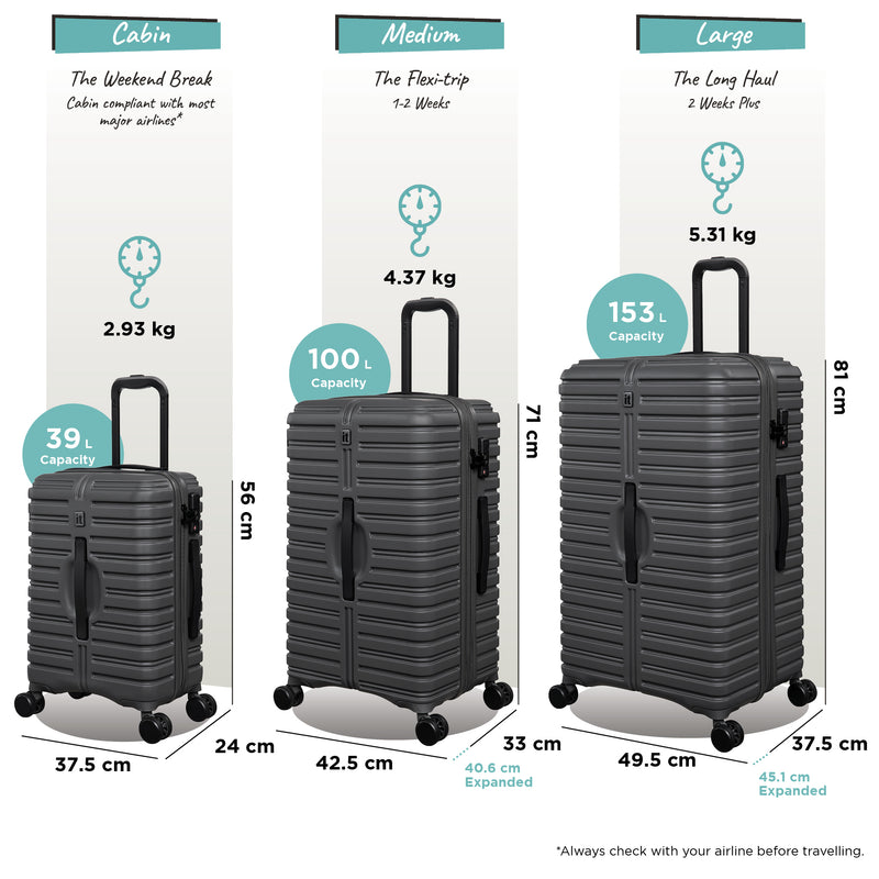 Jumbo Trunk - Medium (Charcoal)