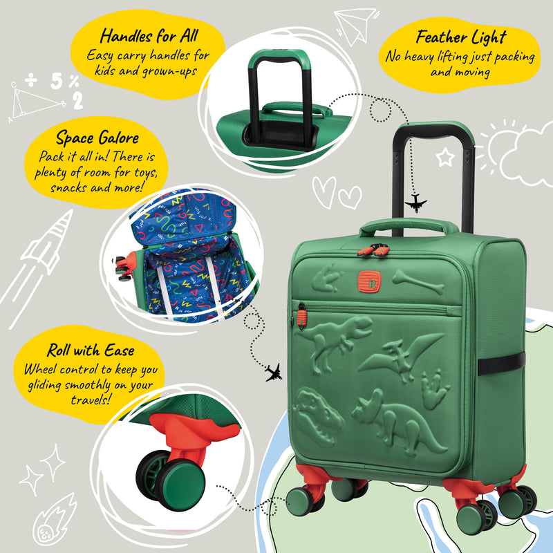 DinoRoar - Kids Underseat (Irish Green)