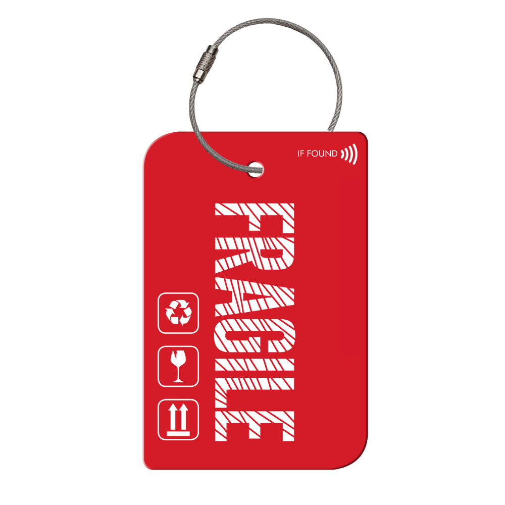 Fragile luggage tag hotsell