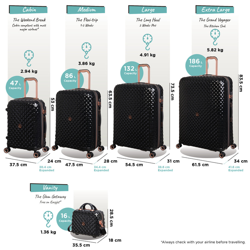 Glitzy - Vanity Case (Black)