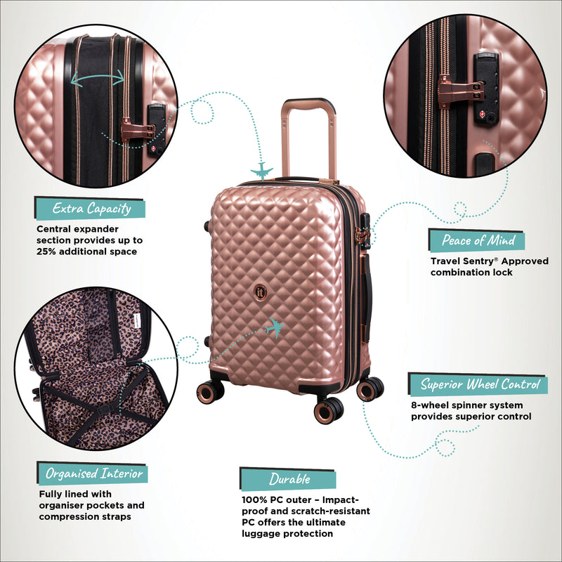 Glitzy - Cabin (Metallic Rose Gold)