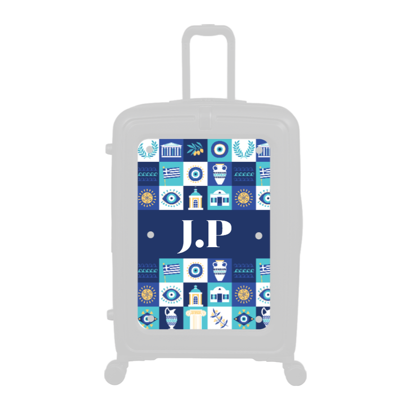 Modify - Personalised Panel (Greek Tiles - Initials)