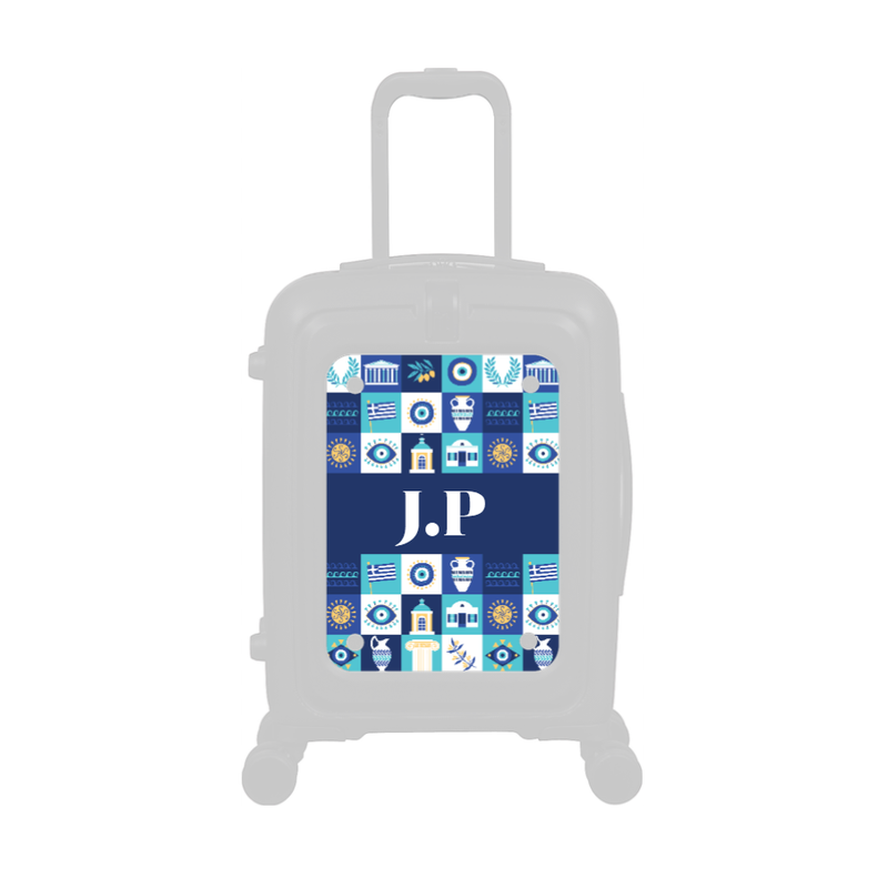 Modify - Personalised Panel (Greek Tiles - Initials)