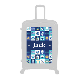 Modify - Personalised Panel (Greek Tiles - Name)